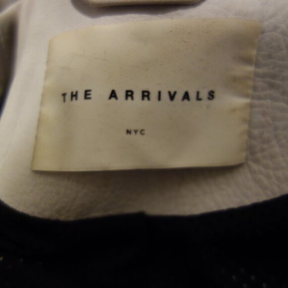 The Arrivals Cropped White leather Vader Biker Jacket XS - Picture 7 of 13